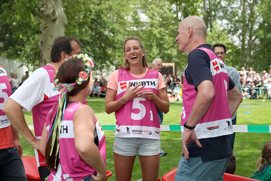 5. W&uuml;rth-Promi-Biathlon auf der Buga