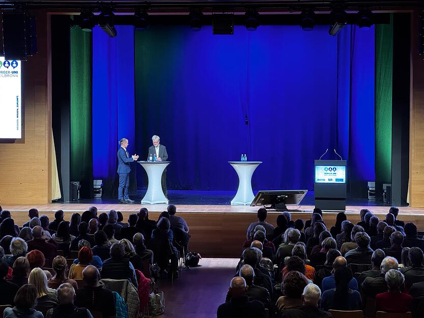 Bei der Heilbronner Bürger-Uni bieten namhafte Referenten wissenschaftliche Themen für jedermann verständlich.