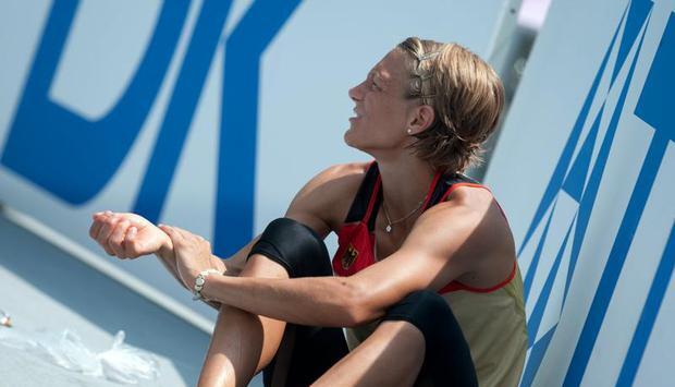Jennifer Oeser hat sich die Chance auf eine Medaille erhalten. Jennifer Oeser hat sich die Chance auf eine Medaille erhalten.