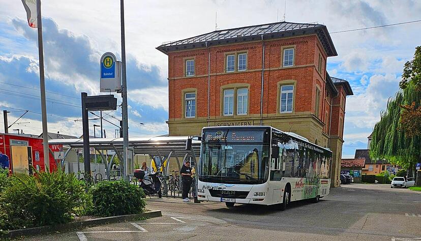 Am Bahnhof in Schwaigern h&auml;lt im kommenden Jahr eine neue Buslinie.  Foto: Ben Ferdinand