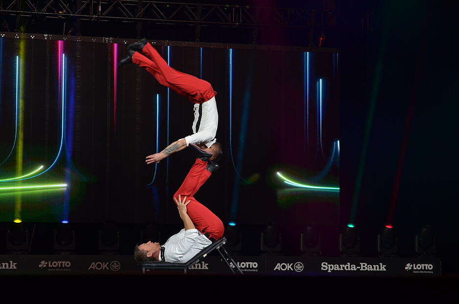 Ein buntes Programm bot die Turngala "Beyond Limits" in Heilbronn.