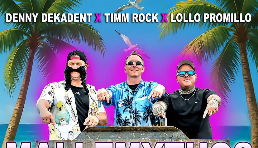 Die Single "Mallemythos" von Timm Rock, Denny Dekadent und Lollo Promillo ist digital ab dem 19. September verfügbar.