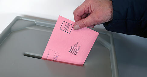Briefwahl im Heilbronner Rathaus: Bürger können schon seit dem 11. Februar ihre Stimme abgeben.