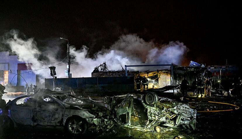 Die s&uuml;dostukrainische Industriestadt Saporischschja ist regelm&auml;&szlig;ig Ziel russischer Angriffe mit Gleitbomben und Raketen. (Archivbild)