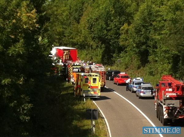 Frontalunfall auf B27 | 13.08.
