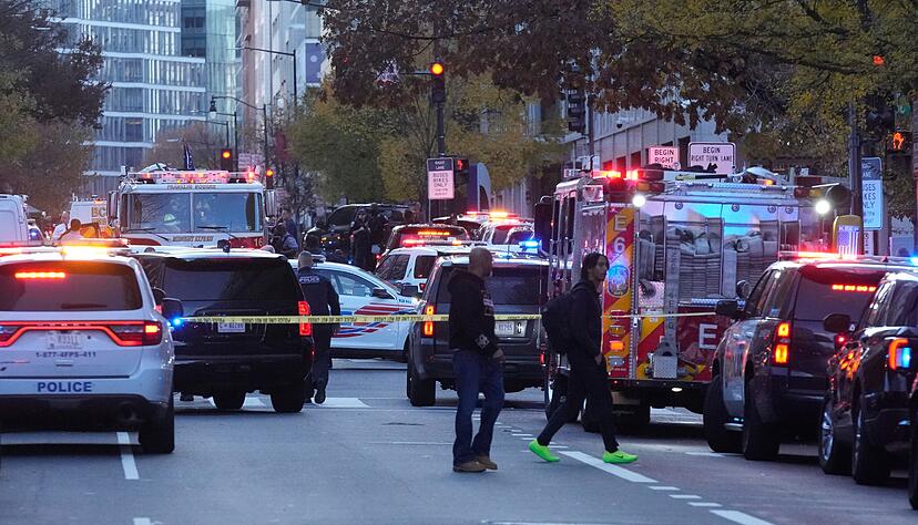 Mitten in der Washingtoner Innenstadt sind am Tag vor Thanksgiving Schüsse gefallen. Mitten in der Washingtoner Innenstadt sind am Tag vor Thanksgiving Schüsse gefallen.