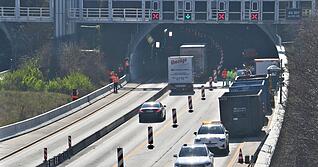 Am Samstag wird eine zweite Spur im Engelbergtunnel ge&ouml;ffnet.