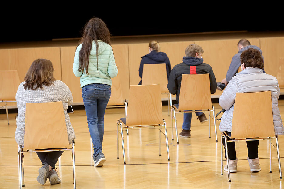 Er&ouml;ffnung Corona-Testzentrum Neuenstadt