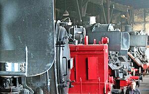 Die Lokomotiven aus längst vergangenen Zeiten waren ein Hingucker. Die Lokomotiven aus längst vergangenen Zeiten waren ein Hingucker.