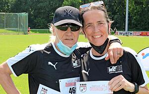 Uwe und Almut Kaiser strahlen nach den Pl&auml;tzen zwei und eins.