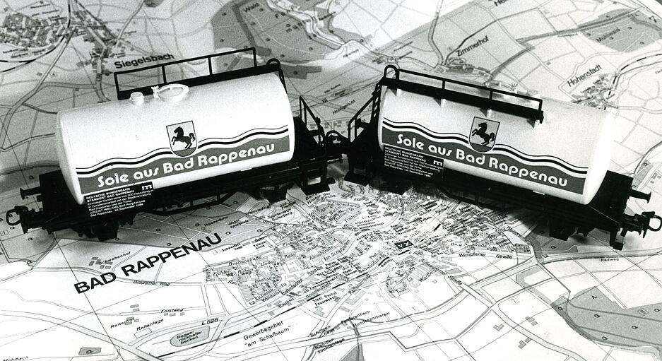 1988: Soleförderung seit 1822 in Bad Rappenau. 1988: Soleförderung seit 1822 in Bad Rappenau.
