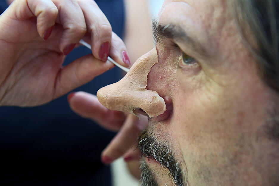 Cyrano de Bergerac in der Maske. Burgfestspiele Jagsthausen Cyrano de Bergerac in der Maske. Burgfestspiele Jagsthausen