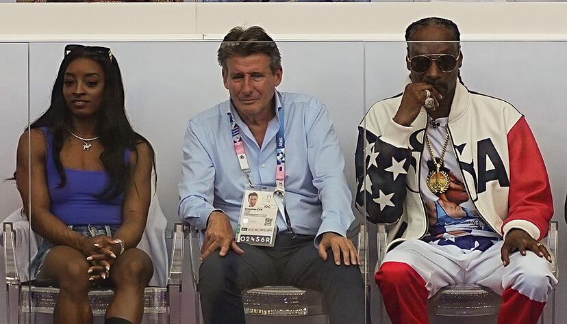 Snoop Dogg (r) besuchte viele Veranstaltungen.