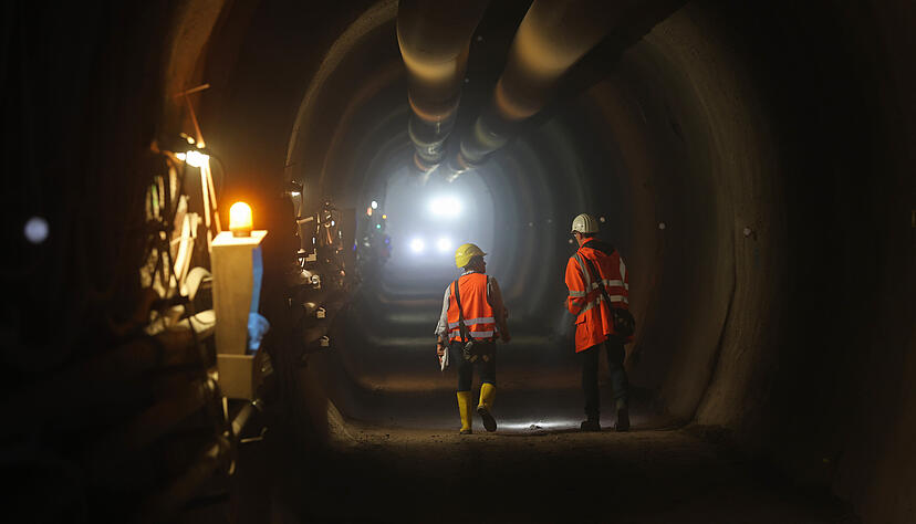 So sieht der Stollen derzeit von Innen aus.