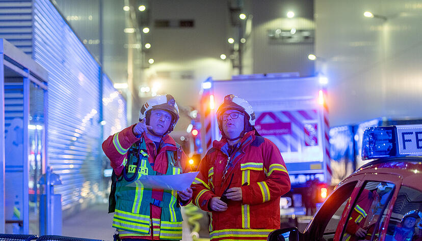 Der Einsatz findet am neuen Geb&auml;ude A11, dem Produktionsgeb&auml;ude des A8, statt.