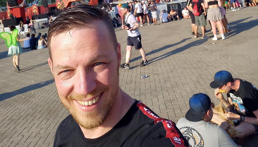 Andreas Zaffran auf dem DEFQON.1-Festival in Holland Andreas Zaffran auf dem DEFQON.1-Festival in Holland