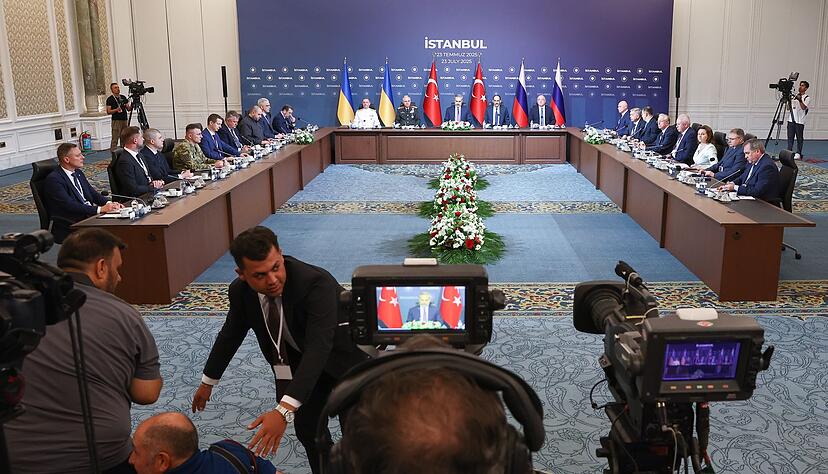 Zuletzt trafen sich Unterh&auml;ndler Kiews und Moskaus im Sommer, um &uuml;ber Schritte zur Beendigung des Kriegs in der Ukraine zu sprechen. (Archivbild)