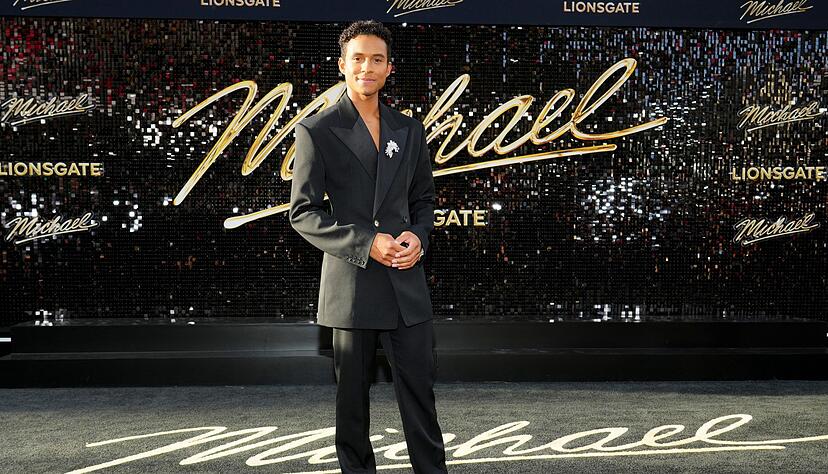 Jaafar Jackson (hier bei einer Filmpremiere in Los Angeles) spielt in &laquo;Michael&raquo; seinen 2009 gestorbenen Onkel Michael Jackson. (Archivbild)