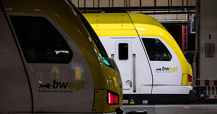 Bahnlinien der SWEG in der Region Heilbronn sind vom Streik massiv betroffen.