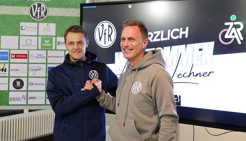 Verhelfen dem VfR Heilbronn im Abstiegskampf zu frischem Schwung: Sportdirektor Alexander Thomas (links) und Cheftrainer Andreas Lechner. Verhelfen dem VfR Heilbronn im Abstiegskampf zu frischem Schwung: Sportdirektor Alexander Thomas (links) und Cheftrainer Andreas Lechner.