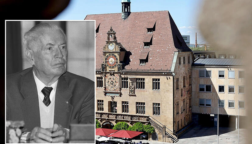 Die Enthüllungen zur Nazi-Vergangenheit von Hans Hoffmann, ehemaliger Heilbronner Oberbürgermeister und hier beim Empfang zu seinem 80. Geburtstag im Jahr 1995 zu sehen, haben Konsequenzen. Die Enthüllungen zur Nazi-Vergangenheit von Hans Hoffmann, ehemaliger Heilbronner Oberbürgermeister und hier beim Empfang zu seinem 80. Geburtstag im Jahr 1995 zu sehen, haben Konsequenzen.