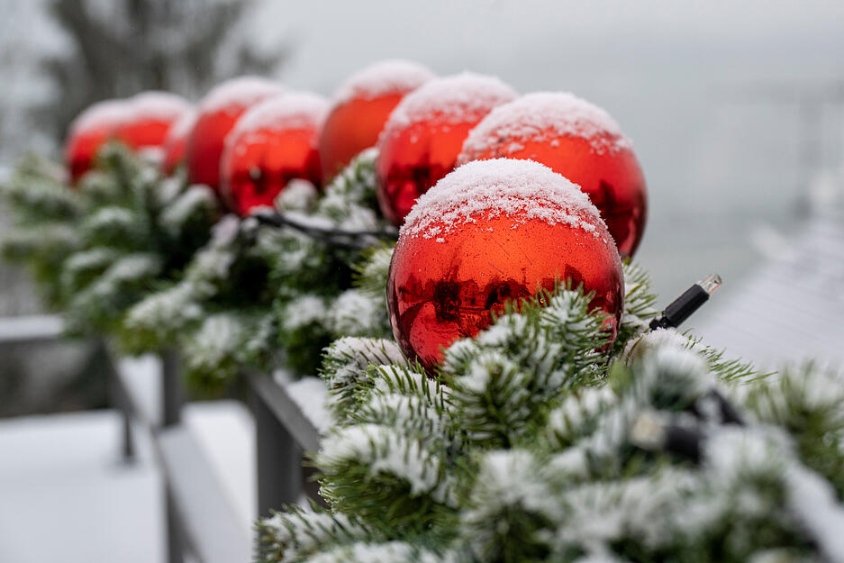 Schneebilder, Löwenstein wartet auf mehr Schnee