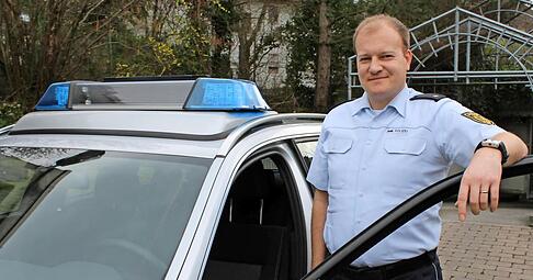 Polizeirat Jens Blessing ist seit 2012 Leiter des Reviers Lauffen, zu dem elf Kommunen geh&ouml;ren.Foto: Thomas Dorn