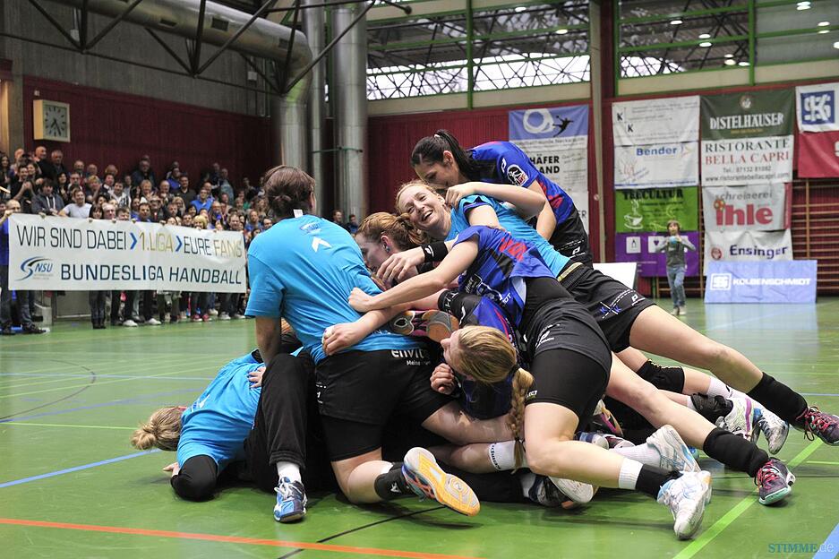 Der Aufstieg ist perfekt in Neckarsulm 09.04.