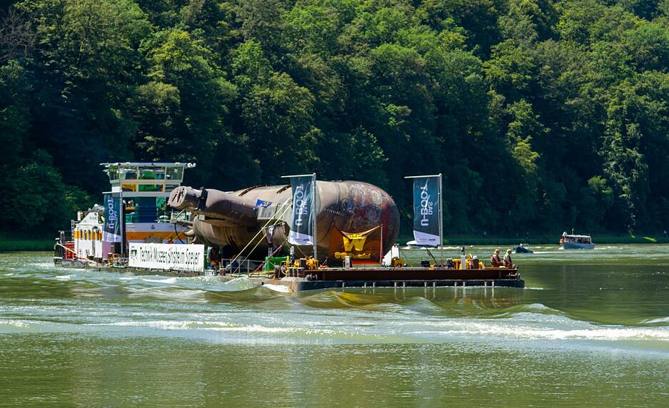 Auf der Etappe am Montag war es von Heidelberg in Richtung Eberbach auf dem Neckar unterwegs.