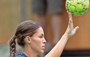 Lucie-Marie Kretzschmar geht künftig für Bensheim an den Ball.
Foto: Veigel