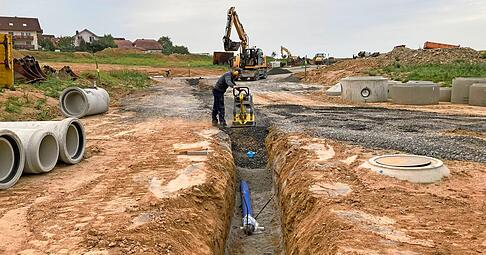Vorbereitet war bereits alles, jetzt ist das Nahwärmeprojekt im Eppinger Neubaugebiet Zylinderhof III Geschichte.