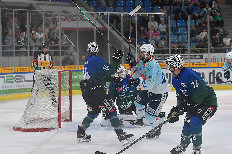 Die Heilbronner Falken spielen ein Testspiel bei den Bietigheim Steelers.
