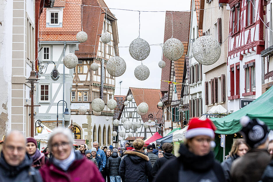 Am Samstag, 7. Dezember, fand der Eppinger Weihnachtsmarkt statt.