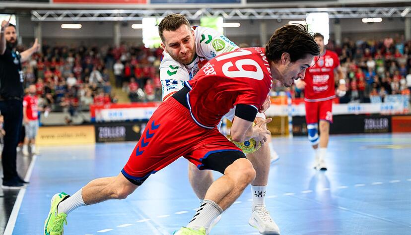 Die Bietigheimer mit Gonzalo Perez Arce (vorn) verpassen den Klassenerhalt in der Handball-Bundesliga. Die Bietigheimer mit Gonzalo Perez Arce (vorn) verpassen den Klassenerhalt in der Handball-Bundesliga.