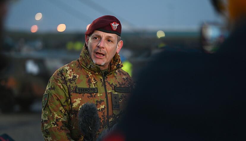 Der italienische General Nicola Mandolesi sieht die Nato geeint und einsatzbereit. Der italienische General Nicola Mandolesi sieht die Nato geeint und einsatzbereit.