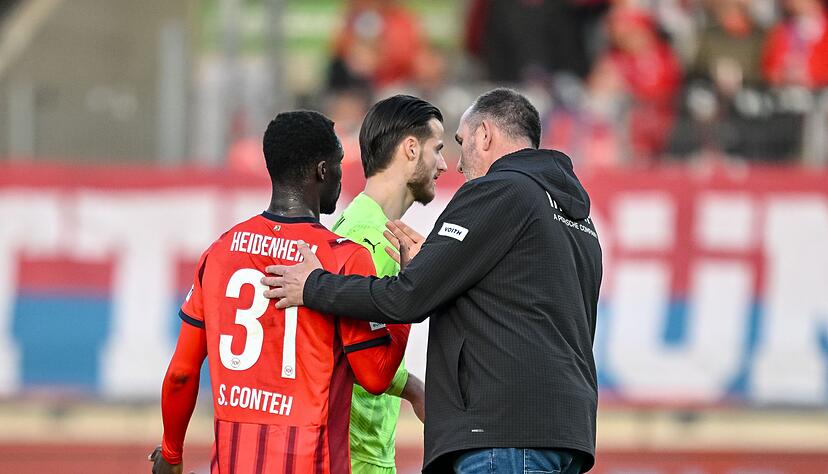 Wieder nur Entt&auml;uschung beim 1. FC Heidenheim nach dem 2:4 gegen die TSG Hoffenheim.