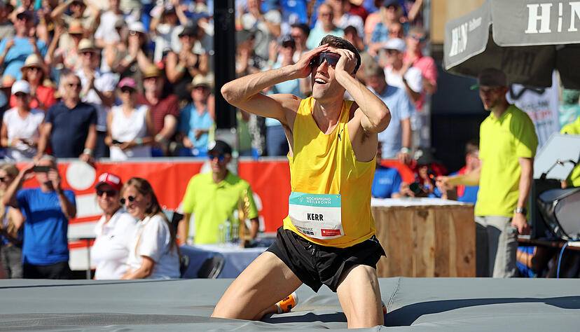 Hamish Kerr ist am Sonntag bei Hochsprung Heilbronn Zweiter geworden.