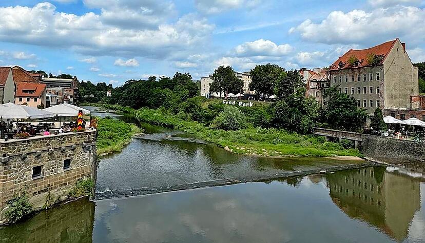 Nur die Neiße trennt die Schwesterstädte Görlitz und  Zgorzelec  auf polnischer Seite. Der europäische Gedanke wird hier gelebt.