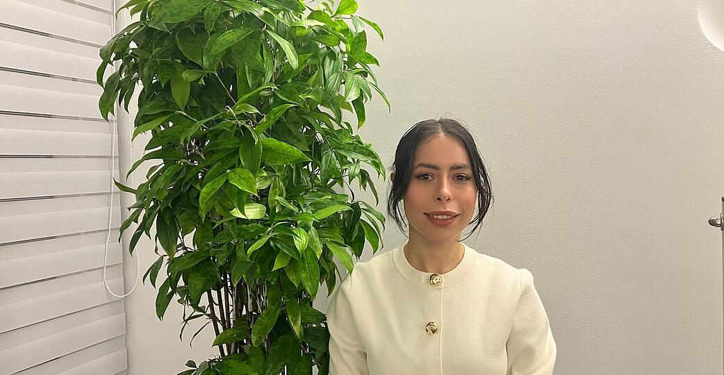 Hiba Charif (Die Linke) m&ouml;chte f&uuml;r den Wahlkreis Heilbronn in den Landtag einziehen.