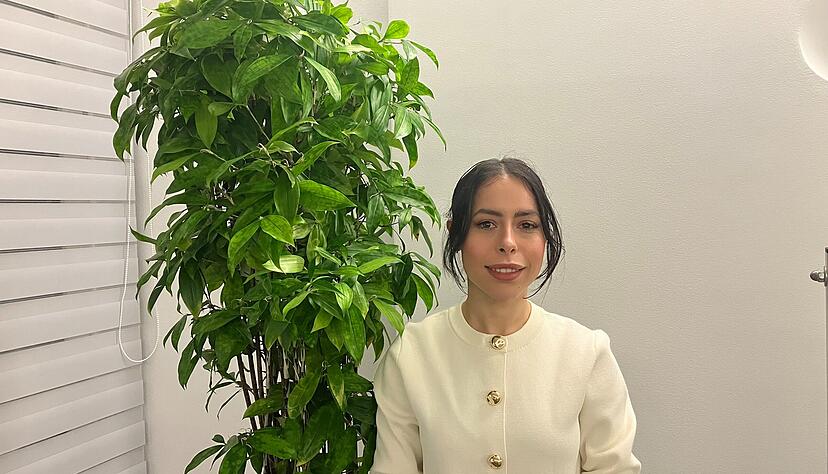 Hiba Charif (Die Linke) m&ouml;chte f&uuml;r den Wahlkreis Heilbronn in den Landtag einziehen.