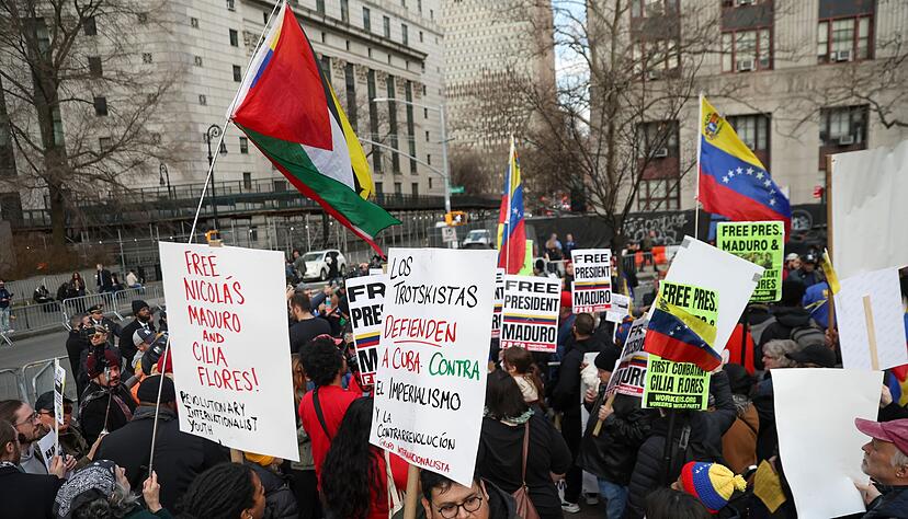 Maduro und seine Frau erschienen zum zweiten Mal vor einem New Yorker Gericht.