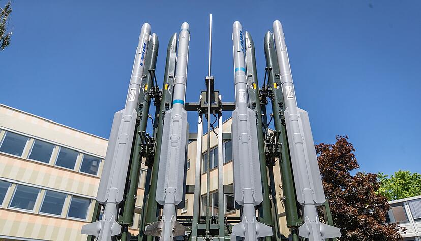 Das Raketenabwehrsystem Iris-T kommt auch in der Ukraine zum Einsatz. (Archivbild) Das Raketenabwehrsystem Iris-T kommt auch in der Ukraine zum Einsatz. (Archivbild)