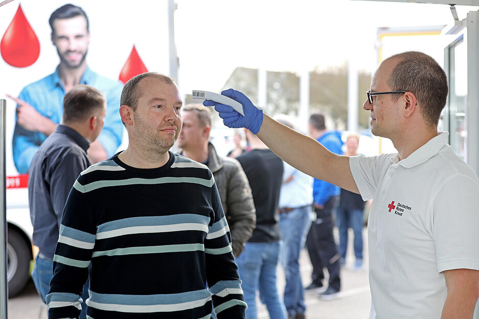 Blutspenden in Zeiten von Corona, Bad Friedrichshall