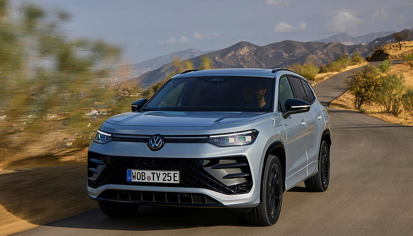 Der neue VW Tayron in Wolfsburg gebaut und soll die Lücke zwischen Tiguan und Touareg füllen.