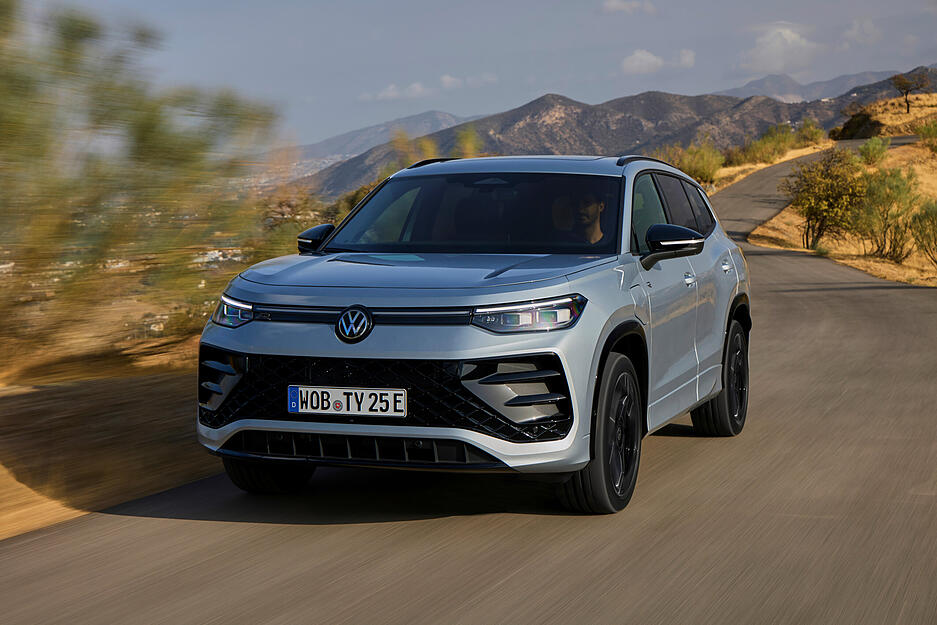 Der neue VW Tayron in Wolfsburg gebaut und soll die Lücke zwischen Tiguan und Touareg füllen.