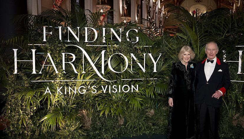 Der K&ouml;nig und die K&ouml;nigin feiern Premiere.