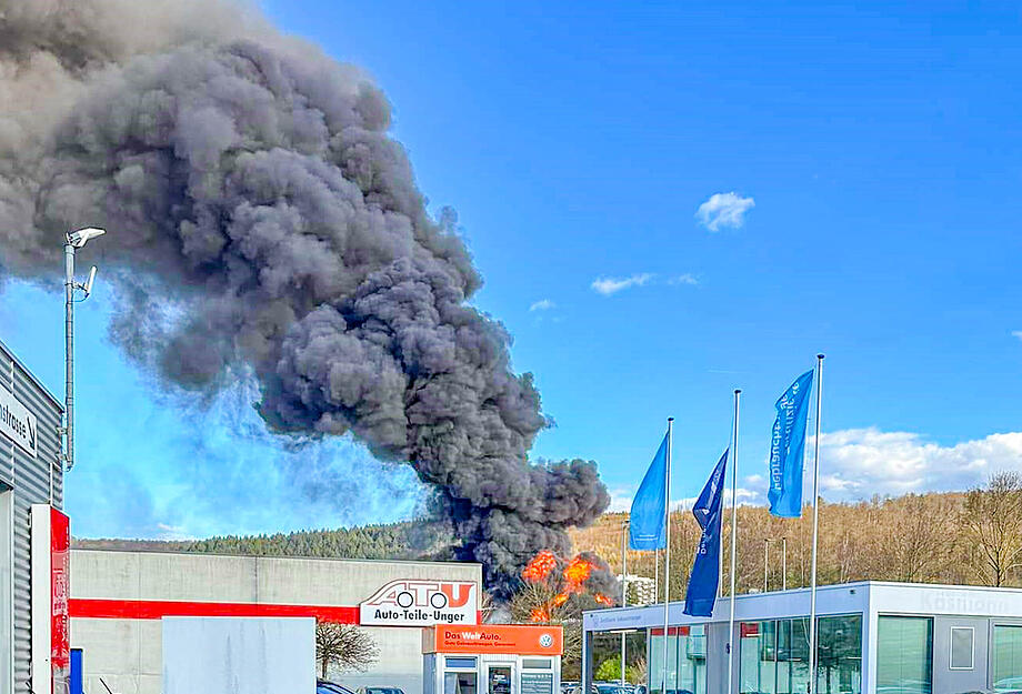 Völlig unklar ist noch, warum das Feuer ausbrach.