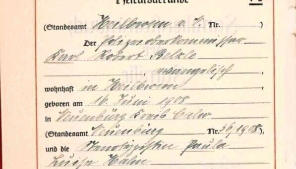 Heiratsurkunden sind wichtige Dokumente, die verschiedenste Daten f&uuml;r den eigenen Stammbaum beherbergen.