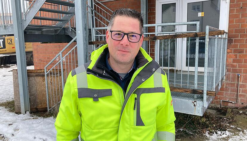 Bauingenieur Andreas Klee betreut das Gro&szlig;projekt.
