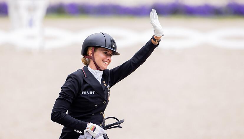 Liegt mit Deutschlands Dressur-Team beim CHIO vorne: Jessica von Bredow-Werndl.